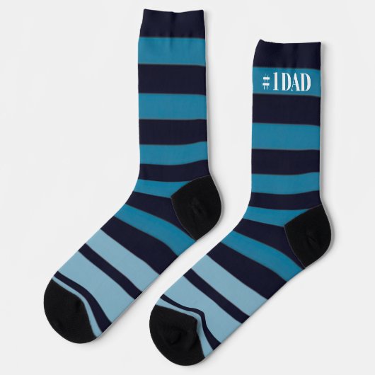 Number One Dad Crew Socks ソックス (左)