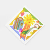 Number One Dad Napkins スタンダードランチョンナプキン (角)