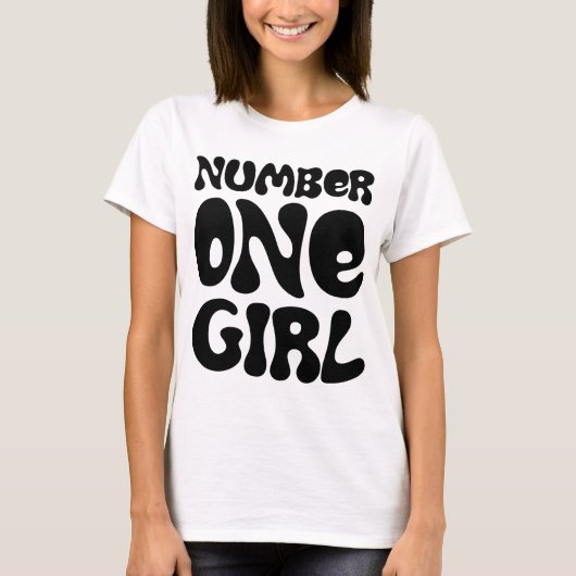 Number One Girl T-shirt Tシャツ (正面)