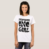 Number One Girl T-shirt Tシャツ (正面フル)
