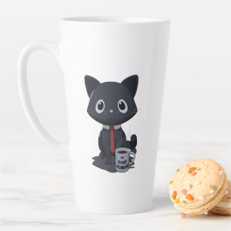 Number One Good Jobber Cat Latte Mug カフェラテマグ