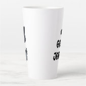 Number One Good Jobber Cat Latte Mug カフェラテマグ (正面)