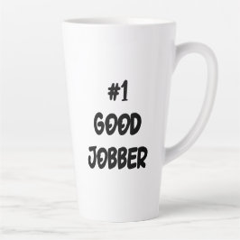 Number One Good Jobber Cat Latte Mug カフェラテマグ