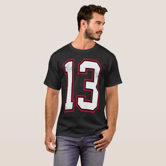 Number Thirteen 13 Tシャツ (正面フル)