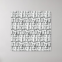 Numbers白黒