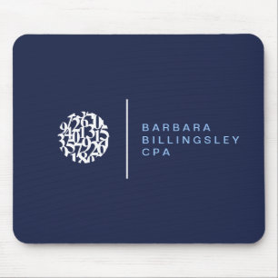 Numbers モダン Logo II Accountant マウスパッド