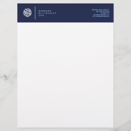 Numbers モダン Logo II Accountant レターヘッド