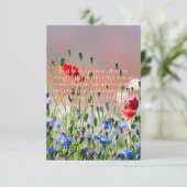 Numbers 23:19 KJVバイブル聖句Picフラット挨拶 カード (スタンド正面)