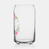 Numbers 6:24-26主よ賛美り聖書のバラ ガラス缶 (左)