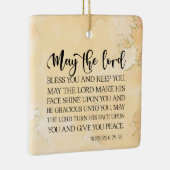 Numbers 6:24-26 Lord 賛美 You Bible  Christmas セラミックオーナメント (右)