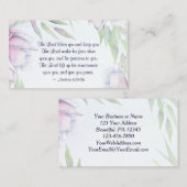 Numbers 6:24-26 The Lord 賛美 You, Bible Verse 名刺 (正面/裏面)