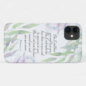Numbers 6:24-26 The Lord 賛美 You, Bible Verse Case-Mate iPhoneケース (裏面(横))