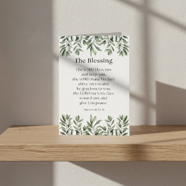 Numbers 6:24-26 The Lord Bless You and Keep You カード