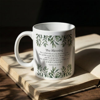 Numbers 6:24-26 The Lord Bless You and Keep You コーヒーマグカップ