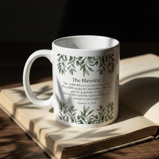 Numbers 6:24-26 The Lord Bless You and Keep You コーヒーマグカップ