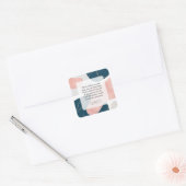 Numbers 6:24-26 The Lord bless you and keep you スクエアシール (封筒)