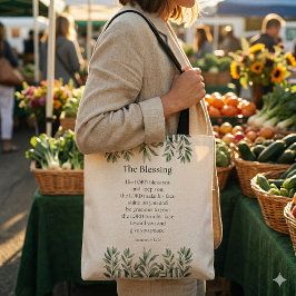 Numbers 6:24-26 The Lord Bless You and Keep You トートバッグ