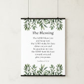 Numbers 6:24-26 The Lord Bless You and Keep You ポスター