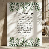 Numbers 6:24-26 The Lord Bless You and Keep You ポスター