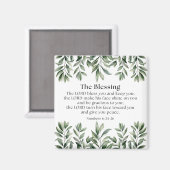 Numbers 6:24-26 The Lord Bless You and Keep You マグネット (正面/裏面)