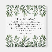 Numbers 6:24-26 The Lord Bless You and Keep You マグネット (正面)