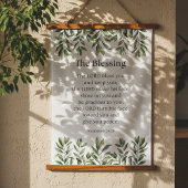 Numbers 6:24-26 The Lord Bless You and Keep You 吊り下げ型タペストリー