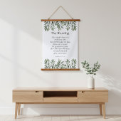 Numbers 6:24-26 The Lord Bless You and Keep You 吊り下げ型タペストリー