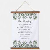 Numbers 6:24-26 The Lord Bless You and Keep You 吊り下げ型タペストリー (正面)