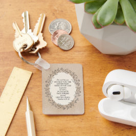 Numbers 6:24–26 The Lord Bless You Neutral Vintage キーホルダー