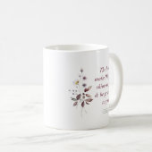 Numbers 6:25, Bible Verseプリント, Mug コーヒーマグカップ (正面右)
