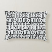 Numbers Kids白黒 アクセントクッション (裏面)