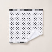 Numbers Kids白黒 バスタオルセット (ウォッシュタオル)