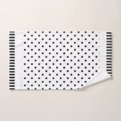 Numbers Kids白黒 バスタオルセット (ハンドタオル)