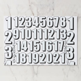 Numbers Kids Coloring Sheets  ペーパーパッド