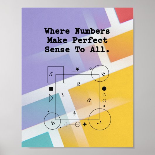 Numbers Make Sense | 数学は誰にでもわかる ポスター (正面)