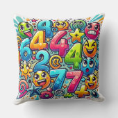 Numbers & Mathematics Training – Fun Learning Math クッション (裏面)