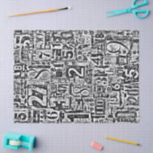 Numbers TissueまたはDecopage紙 薄葉紙 (クラフト)