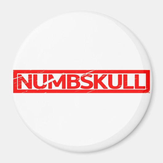 Numbskarスタンプ マグネット (正面)