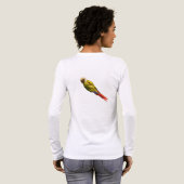  Numchoke Jungle Art 01 トライブレンドＴシャツ (背面全体)