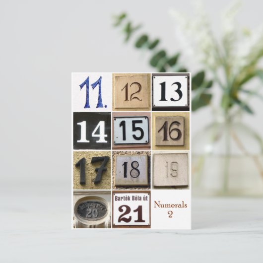 Numerals 2 ポストカード (スタンド正面)