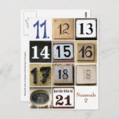 Numerals 2 ポストカード (正面/裏面)