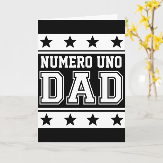Numero Unoのパパ カード (黄色い花)