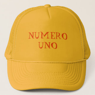 "NUMERO UNO"トラック用帽子 キャップ