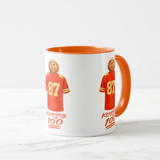 Numerology It Adds Up: Keeping It 100 マグカップ (正面右)