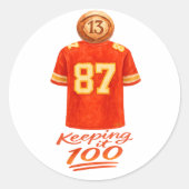 Numerology It Adds Up: Keeping It 100 ラウンドシール (正面)