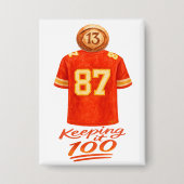 Numerology It Adds Up: Keeping It 100 缶バッジ (正面)
