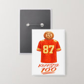 Numerology It Adds Up: Keeping It 100 缶バッジ (正面/裏面)