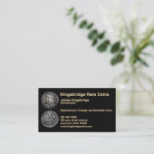 Numismatist Coin Shop  名刺 (スタンド正面)