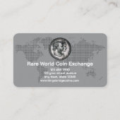 Numismatist Coin Shop 名刺 (正面)