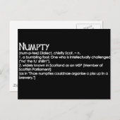 Numpty ポストカード (正面/裏面)